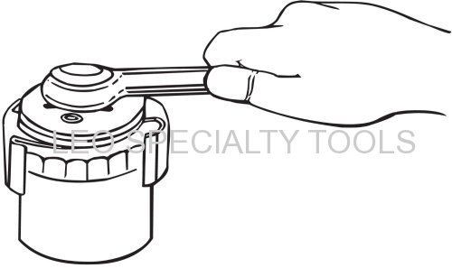 Oil Filter Wrench with Capacity of 2-12 - 3-18